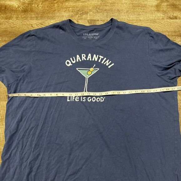 Life is Good Quarantini Cocktail T-Shirt Size XXL - Picture 5 of 8